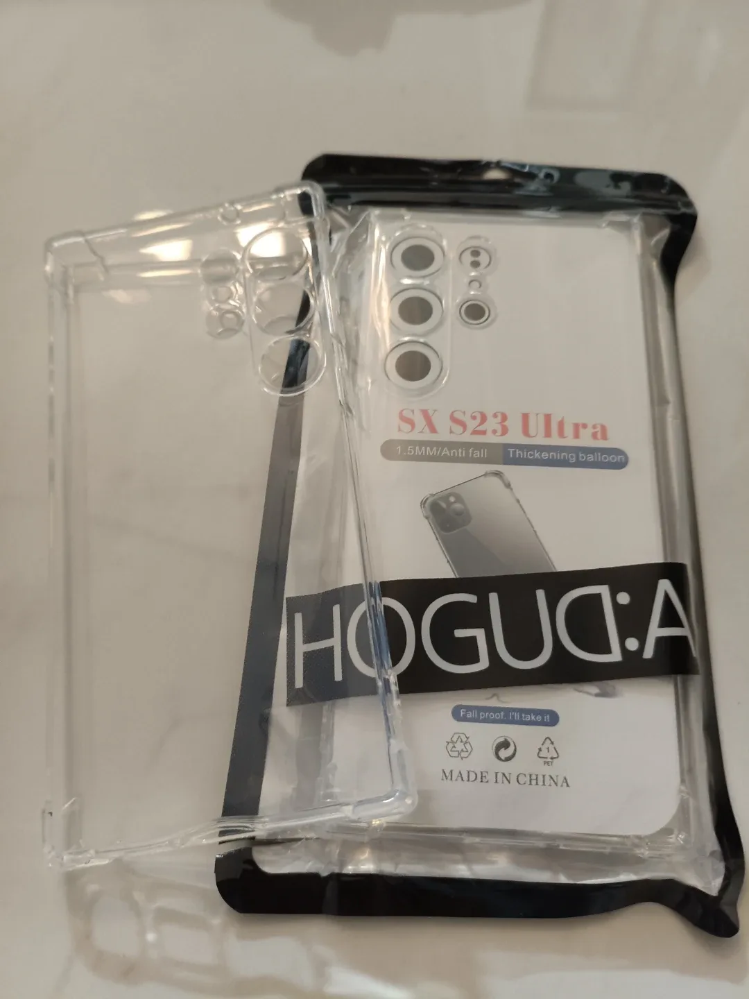 HOGUCA 갤럭시 S23 울트라 투명 젤리 케이스