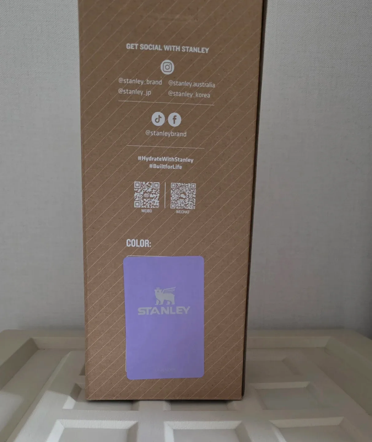 스탠리 텀블러 라벤더 887ml 미개봉 새상품