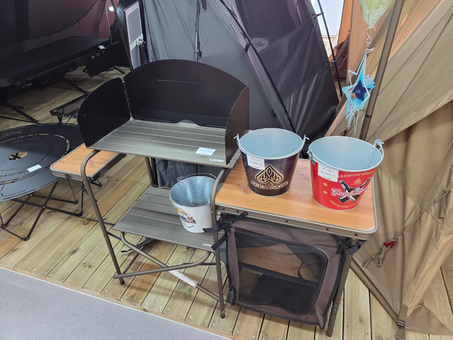 레펙스 캠핑 키친테이블 조리대