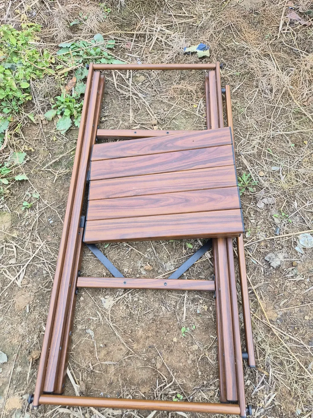 원목 접이식 캠핑 테이블