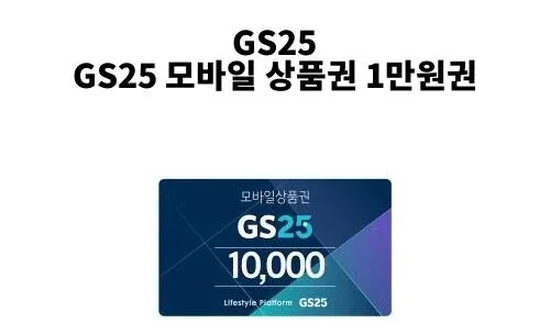 gs모바일 상품권  1만원