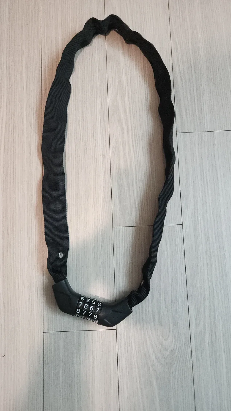 자전거 체인 번호키 자물쇠