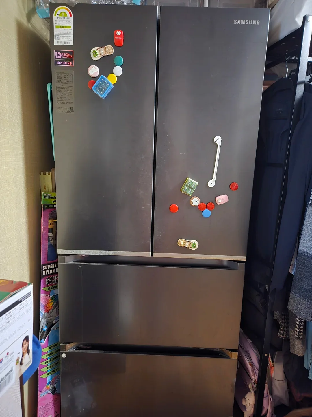 삼성 4도어  김치냉장고