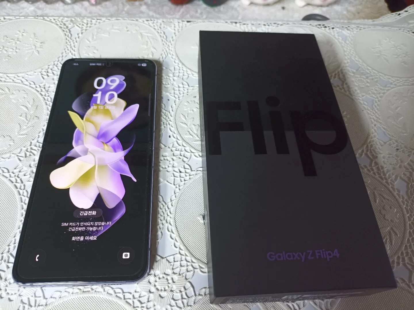갤럭시 Z Flip4 퍼플 512GA 판매