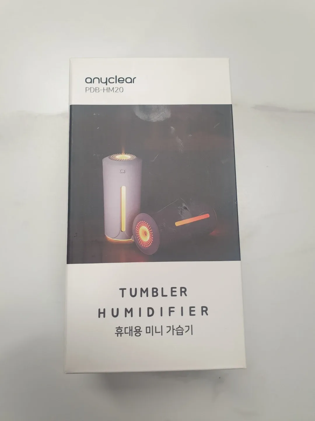 애니클리어 휴대용 텀블러 미니 가습기 새상품