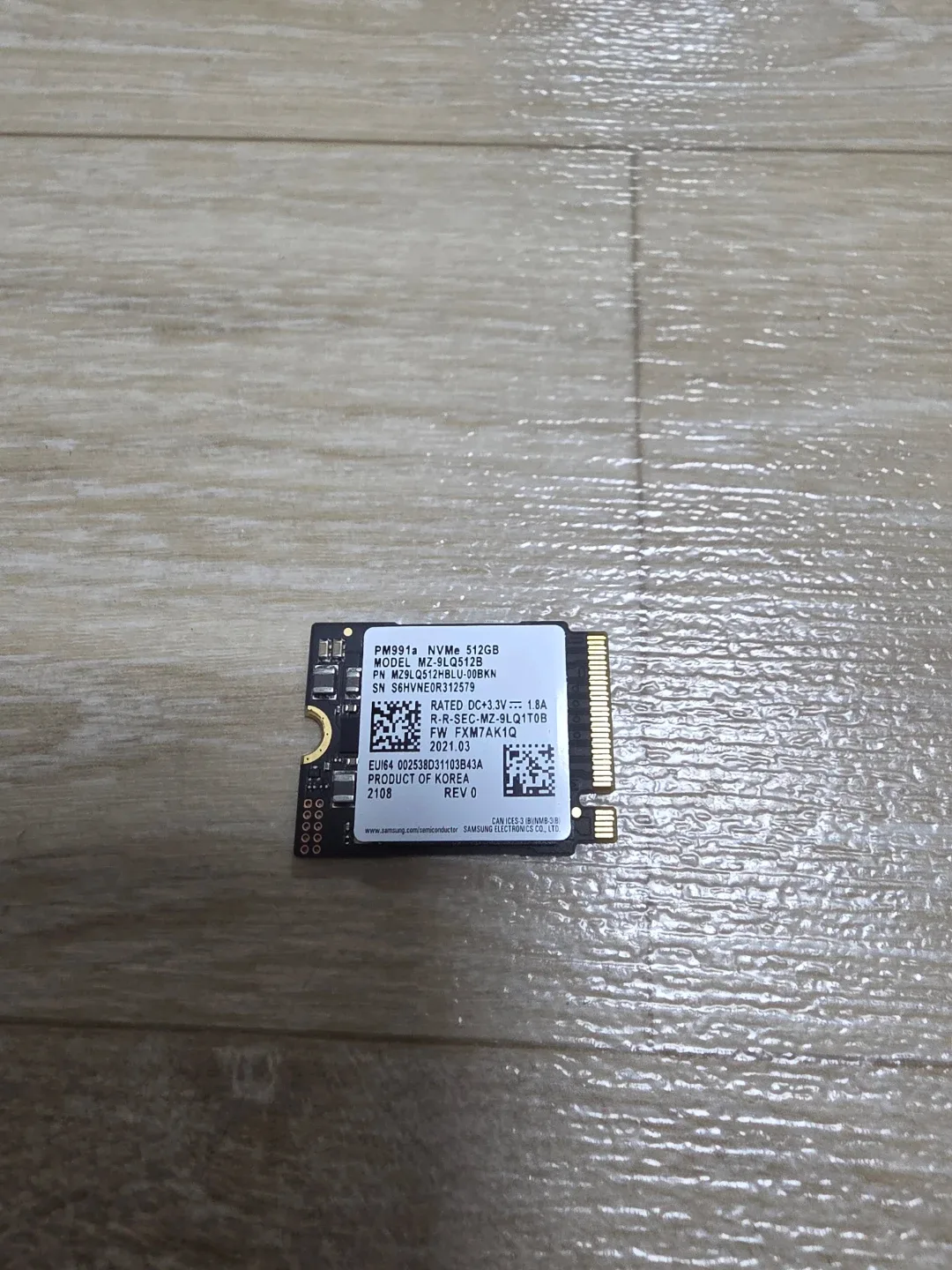 삼성ssd pm991a 2230 512gb판매합니다