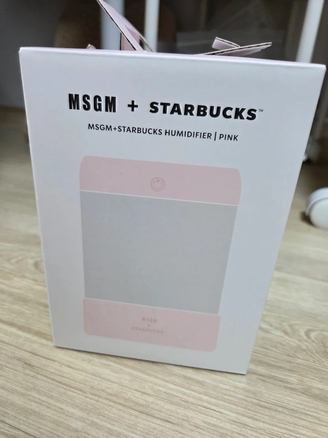 MSGM+스타벅스 핑크 가습기 새제품(1회 개봉)