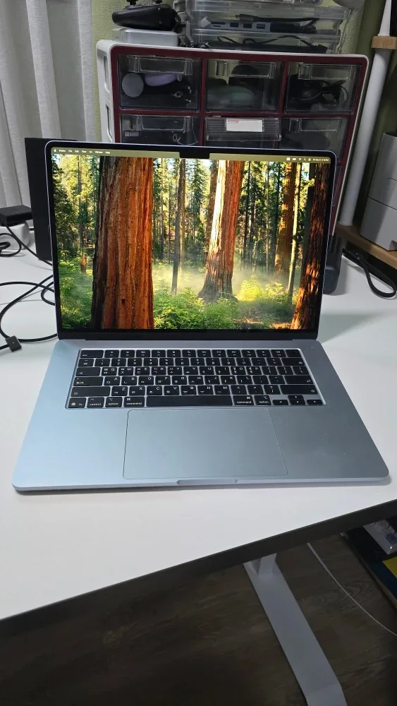 맥북에어 15 m4 16Gb 512Gb 스카이블루