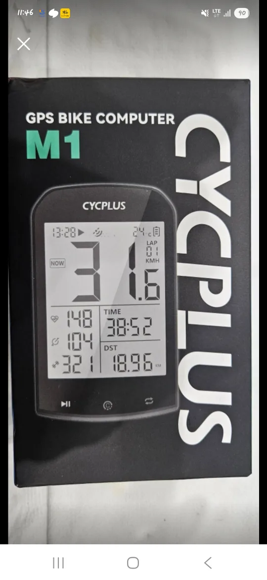 Cycplus M1 GPS 자전거 속도계 미개봉