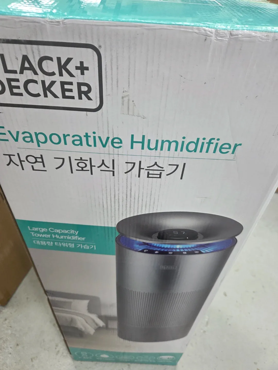 블랙앤데커 자연 기화식 가습기 BXEH3250-A