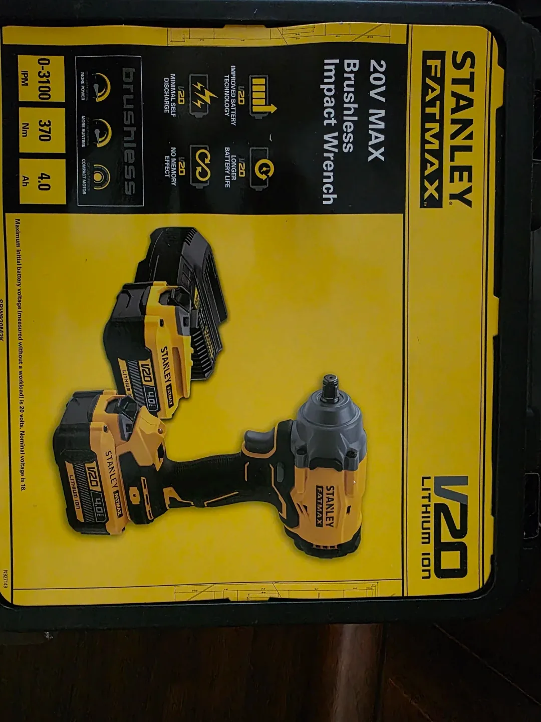 스탠리 FATMAX V20 임팩 렌치 풀세트