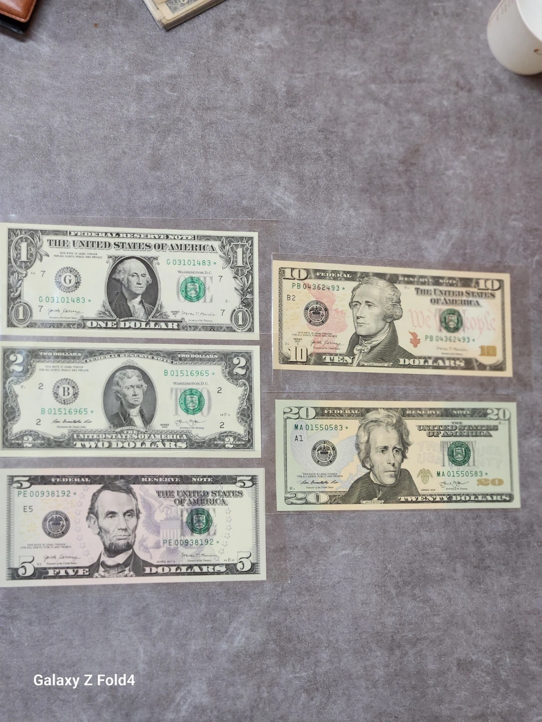 미국 달러 지폐 스타노트 (1, 2, 5, 10, 20달러) | 티켓/교환권 | 당근 중고거래