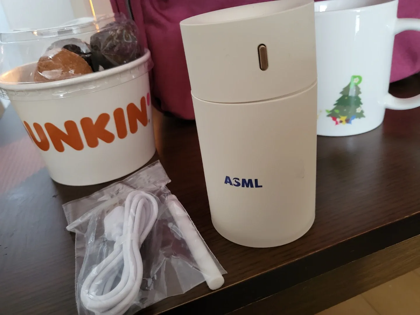 [새상품] 포장제거 ASML 미니 휴대용 충전식 가습기