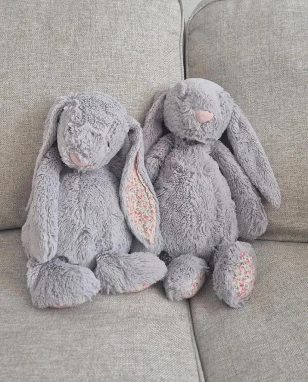 젤리캣 블라썸 실버 버니 애착인형 L