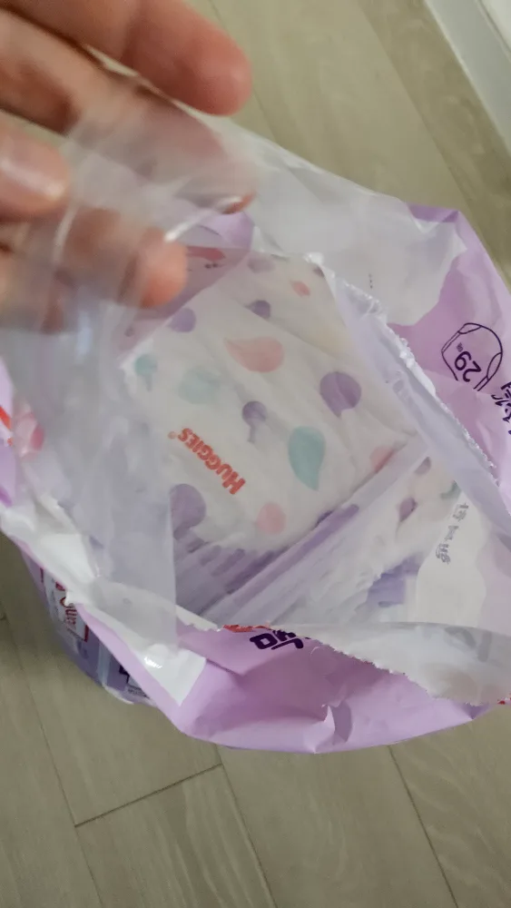 하기스 맥스드라이 기저귀 6단계