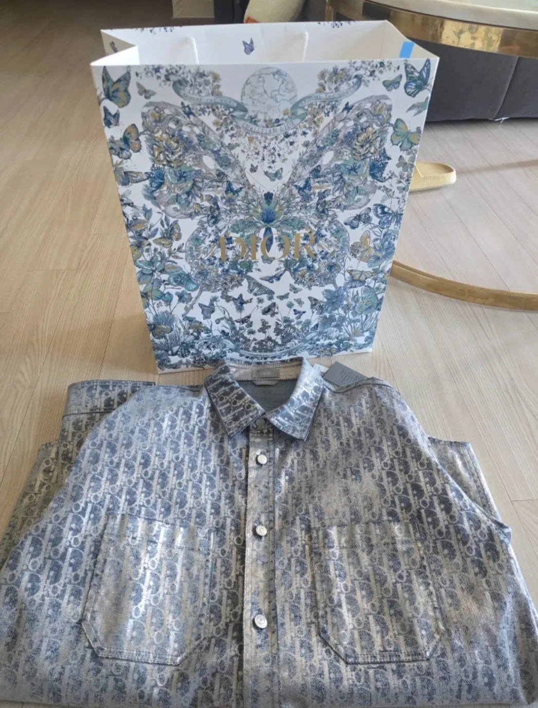 디올오블리크 남성 새상품셔츠