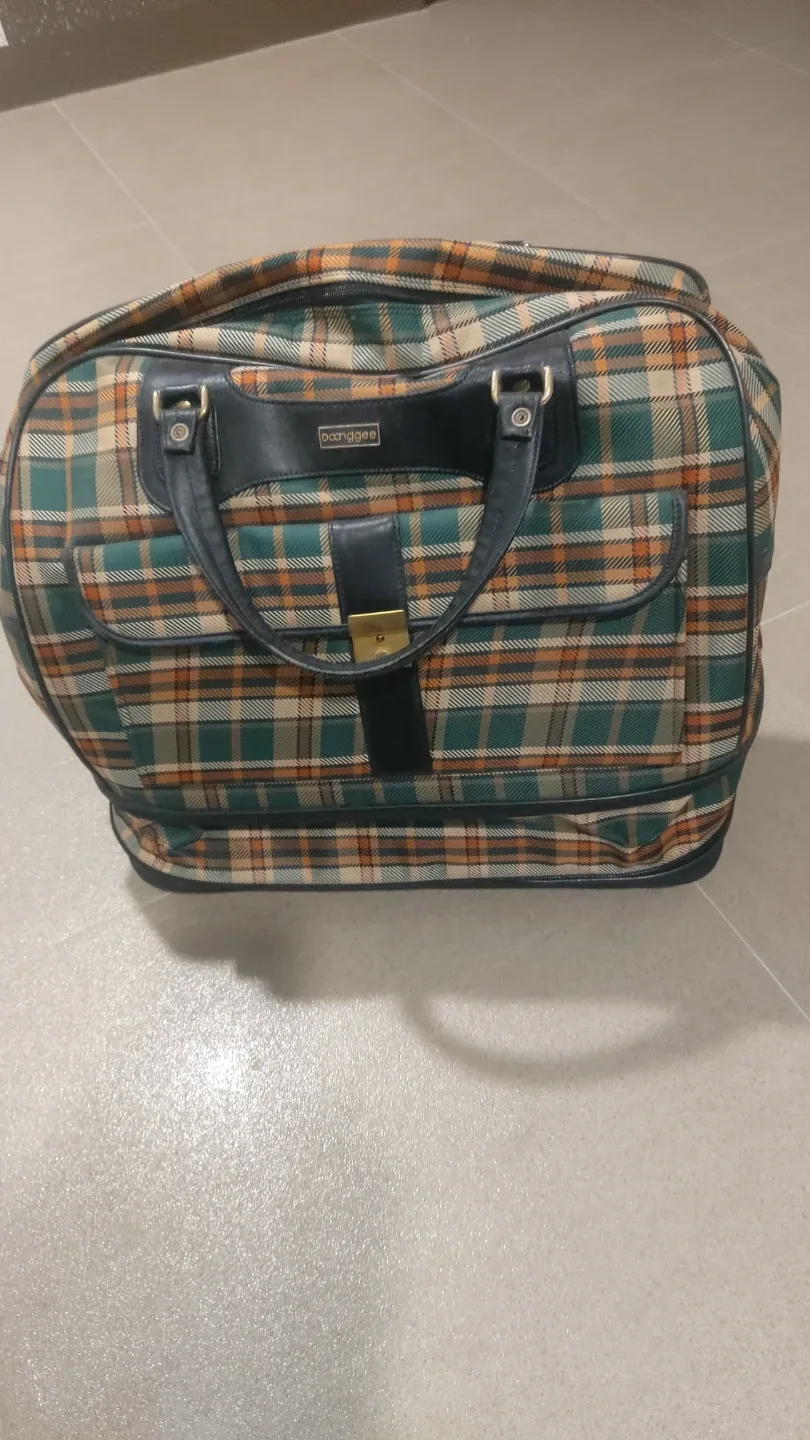BONNGGEE 체크 짐가방 여행가방