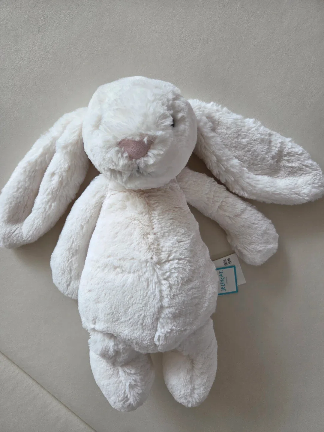 젤리캣 애착인형 바쉬풀 크림 버니