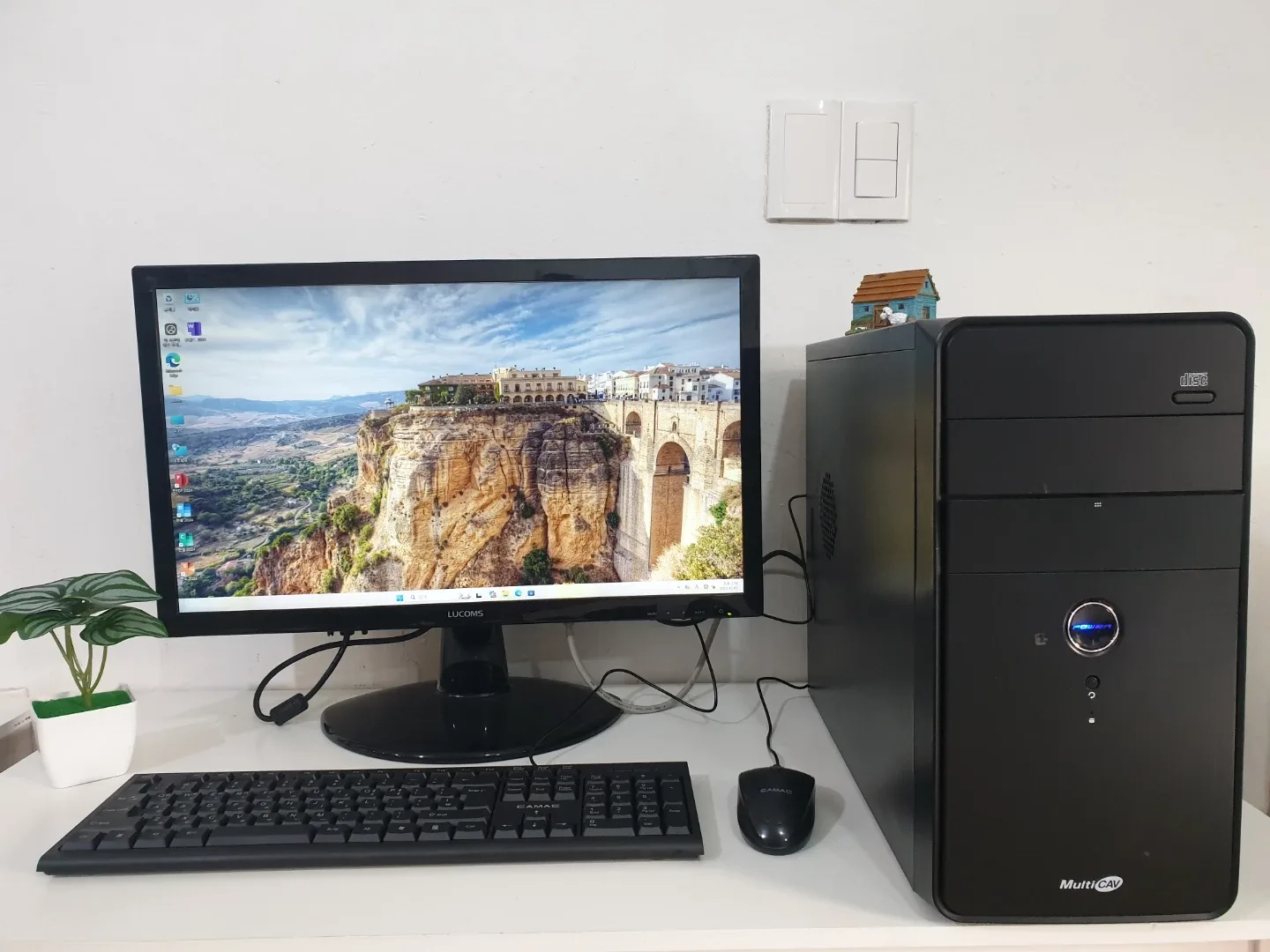 Multi CAV i7-6700 사무용 데스크탑 세트