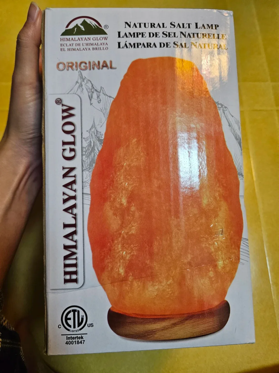 Himalayan Glow 히말라야 핑크 소금 램프 새상품