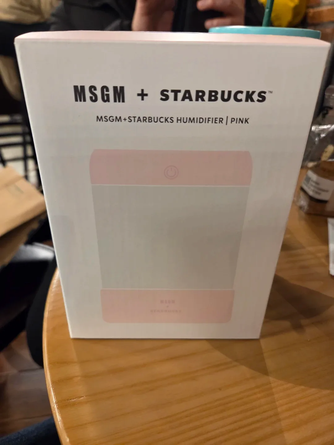 MSGM+스타벅스 핑크 가습기 새제품