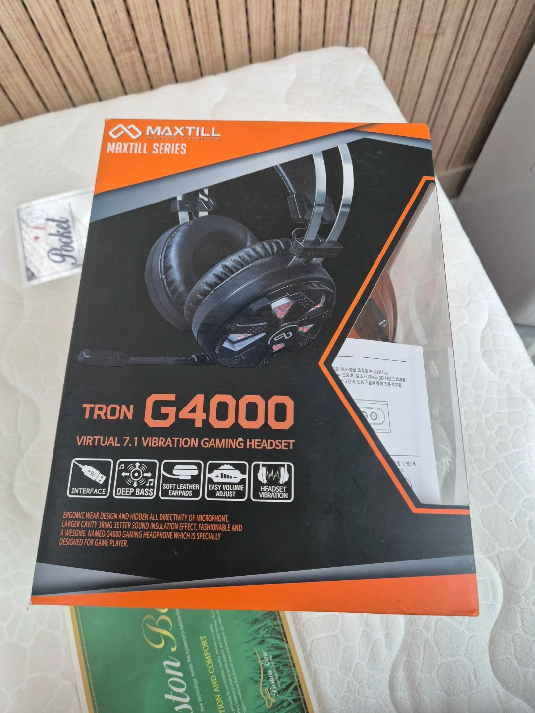 맥스틸 TRON G4000 게이밍 헤드셋 새제품 | 디지털기기 | 당근 중고거래