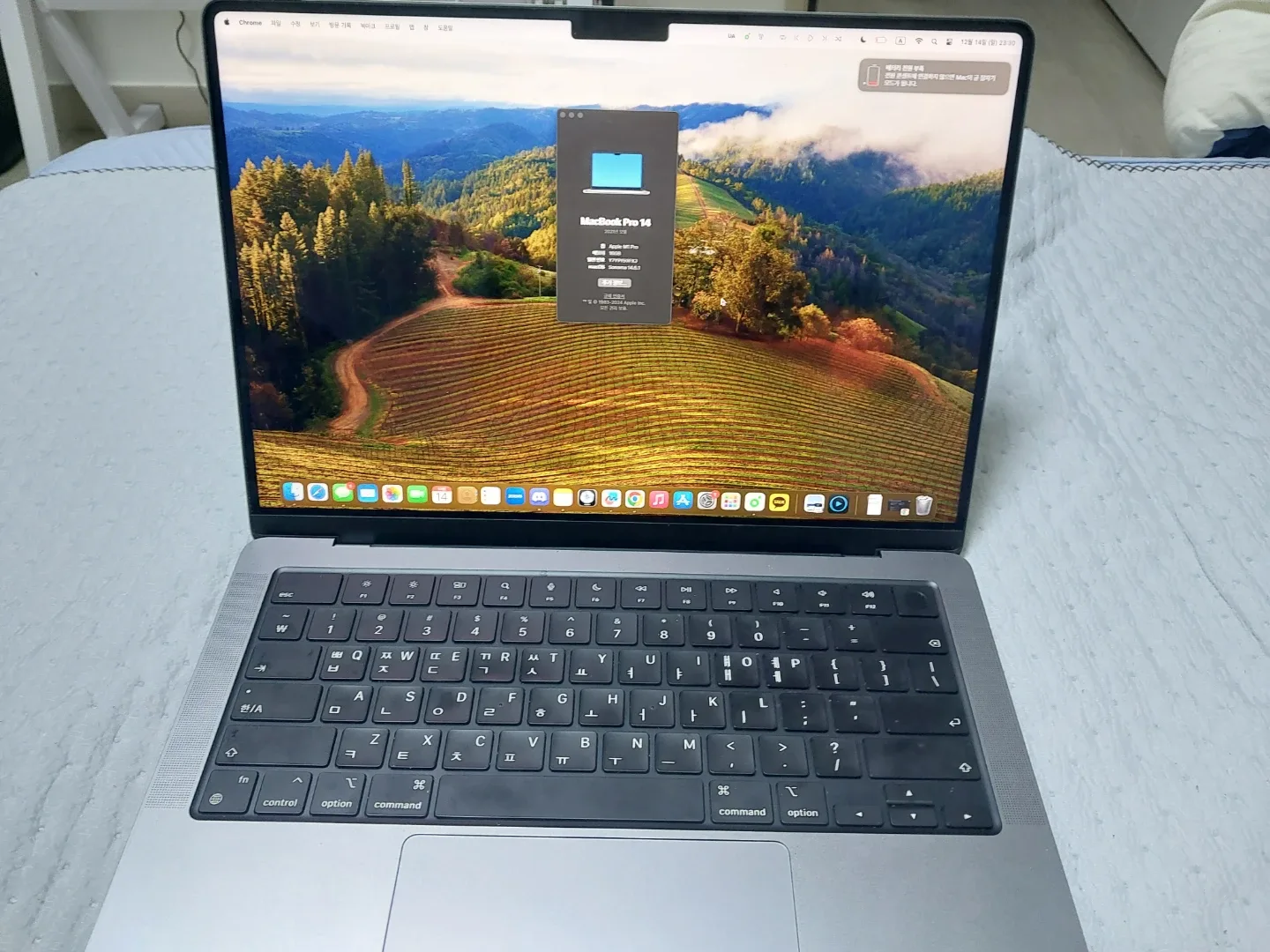 맥북 프로 14 M1 Pro 스페이스 그레이 16gb 512ssd