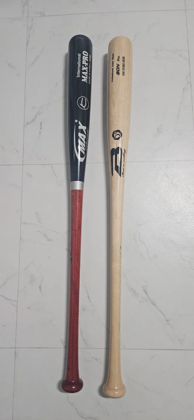 MAX 야구배트 & BCN Pro 나무배트