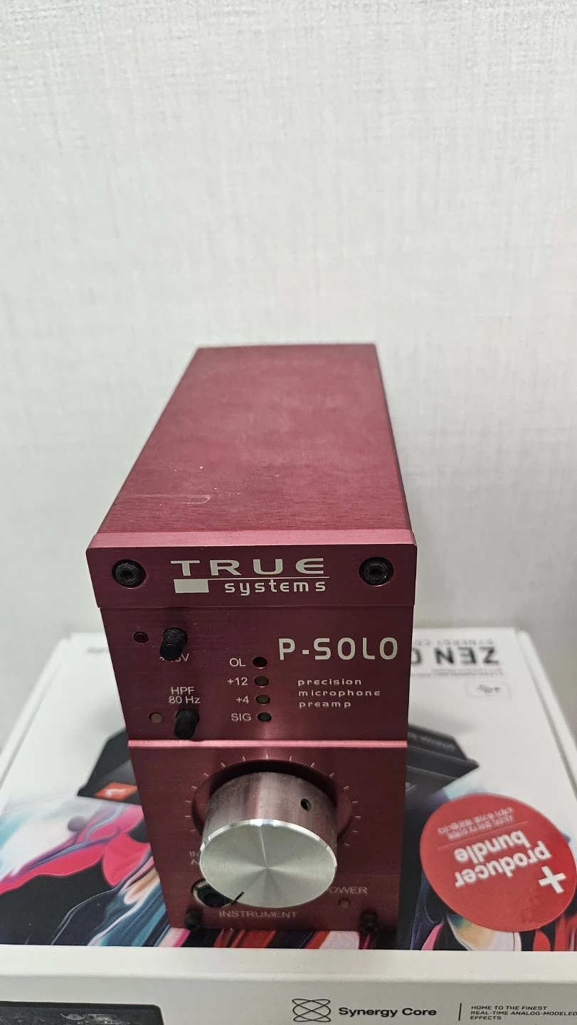 True Systems P-SOLO 마이크 프리앰프 | 디지털기기 | 당근 중고거래