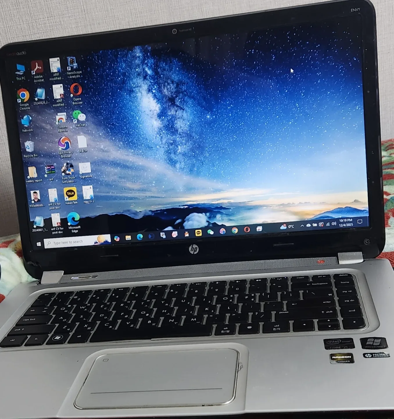HP Envy 6 노트북 i5 8GB 256GB SSD, 500GB HDD