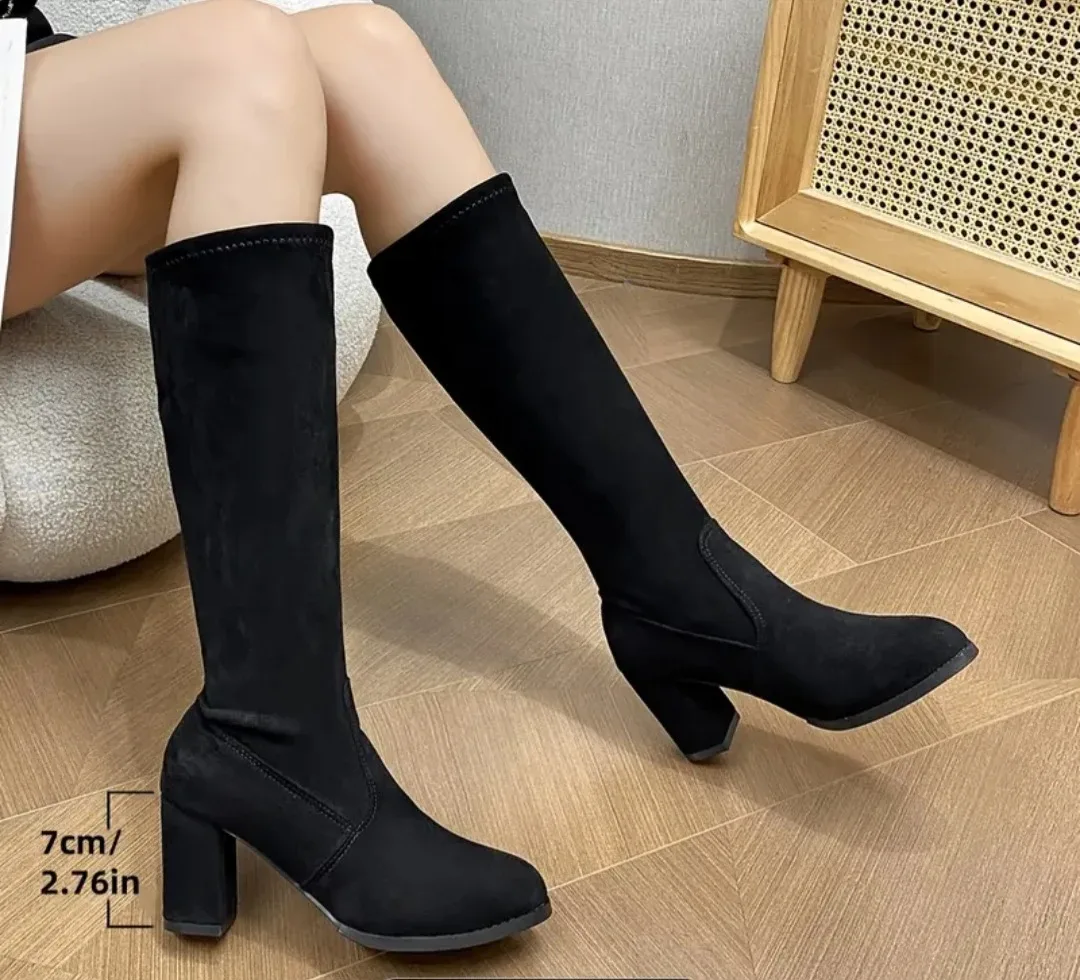 블랙 롱부츠 새재품같은 중고입니다