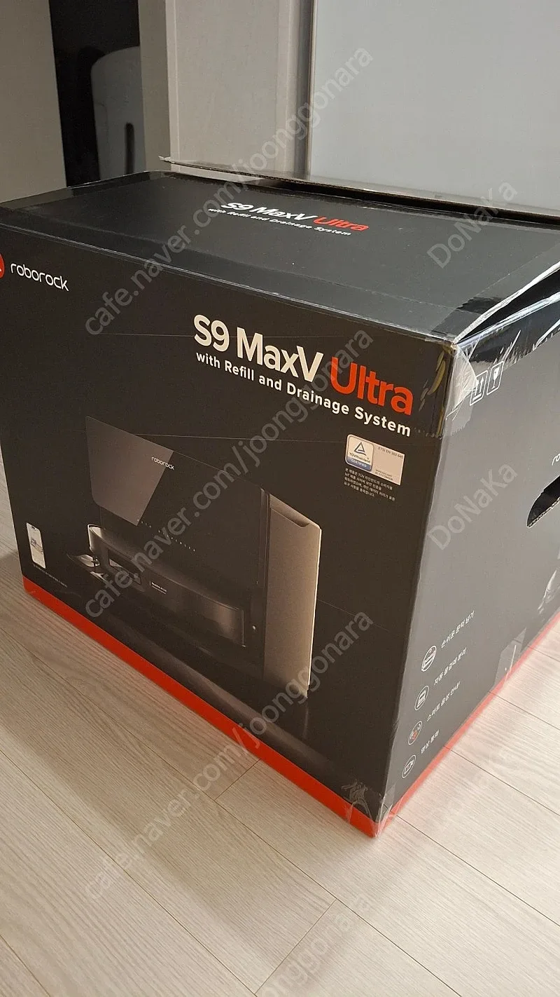 직배수)로보락 S9 MaxV Ultra 1회사용품 블랙.화이트
