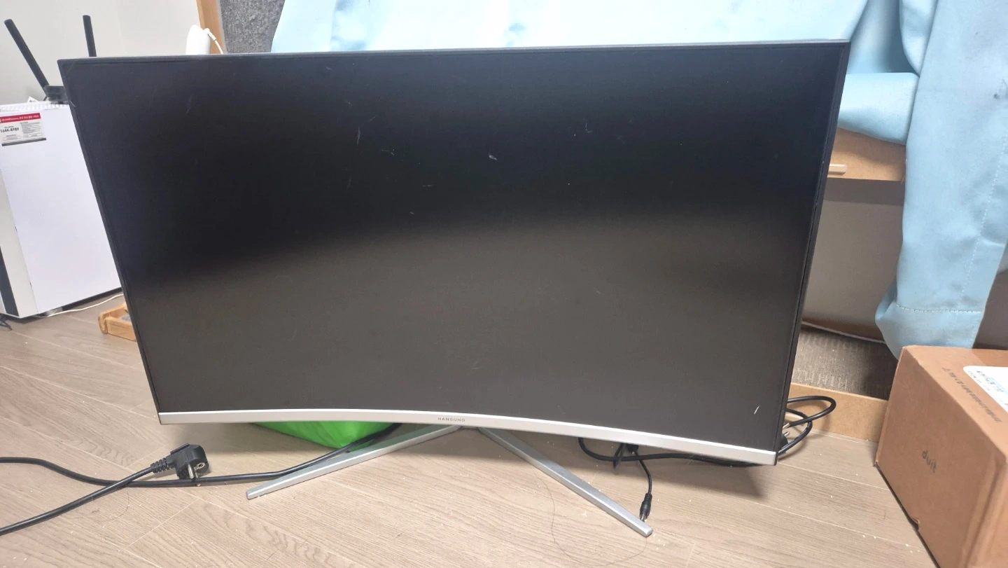 한성 ULTRON 3257 NEW 커브드 게이밍 모니터 | 디지털기기 | 당근 중고거래