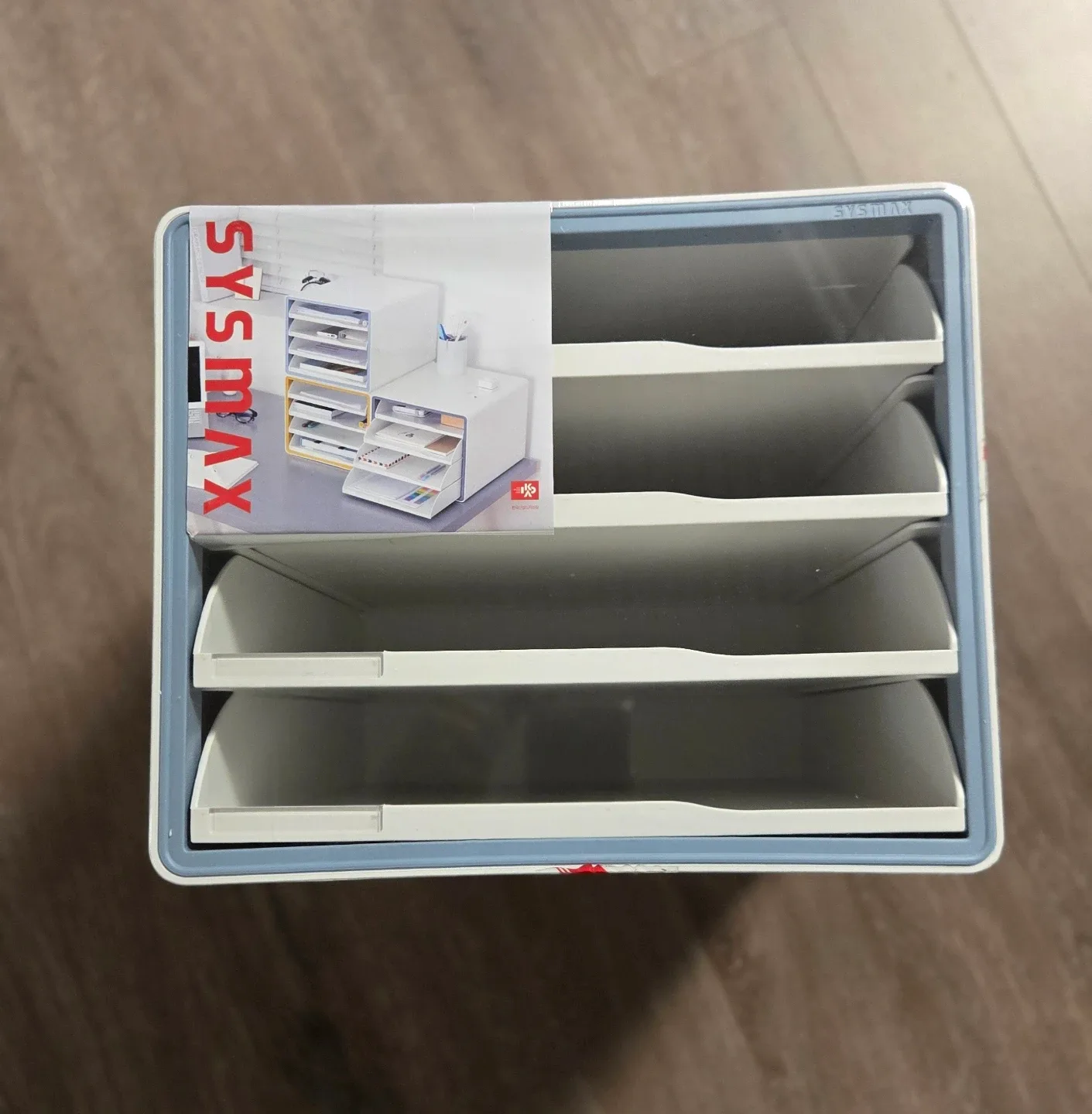 시스맥스 4단 디럭스 오픈형 서류함 새제품