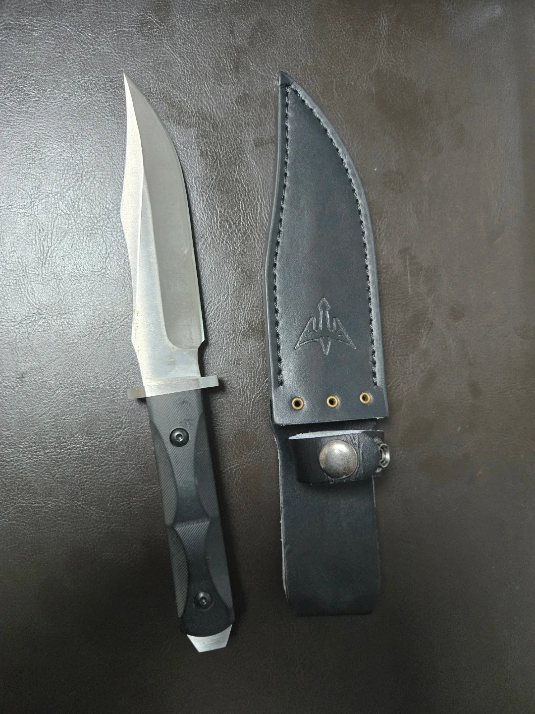 (미사용) 캠핑용 나이프 칼집 포함