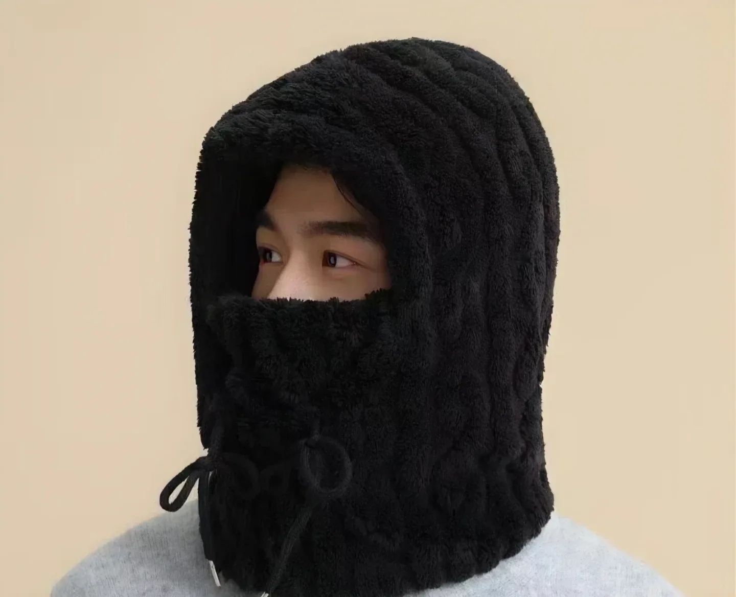 남녀공용겨울 털모자 바라클라바 (새상품)