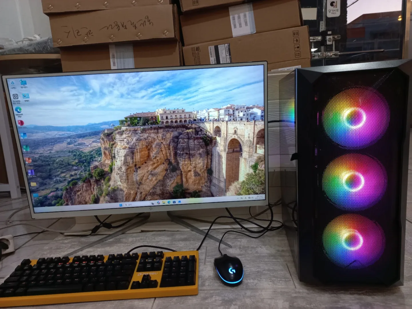 게이밍컴퓨터 세트 i5-9400F RTX 2080