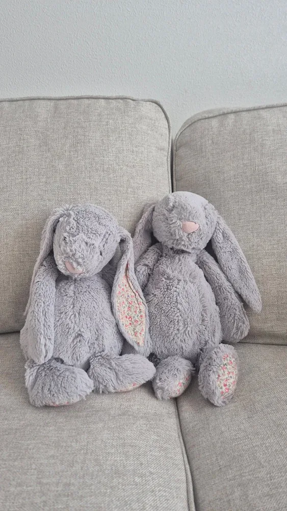 젤리캣 블라썸 실버 버니 애착인형 L