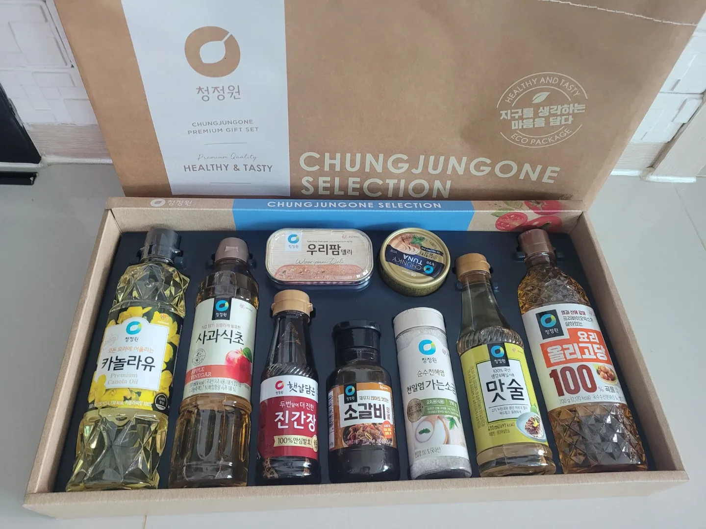 청정원세트&밀폐용기세트&더 드려요