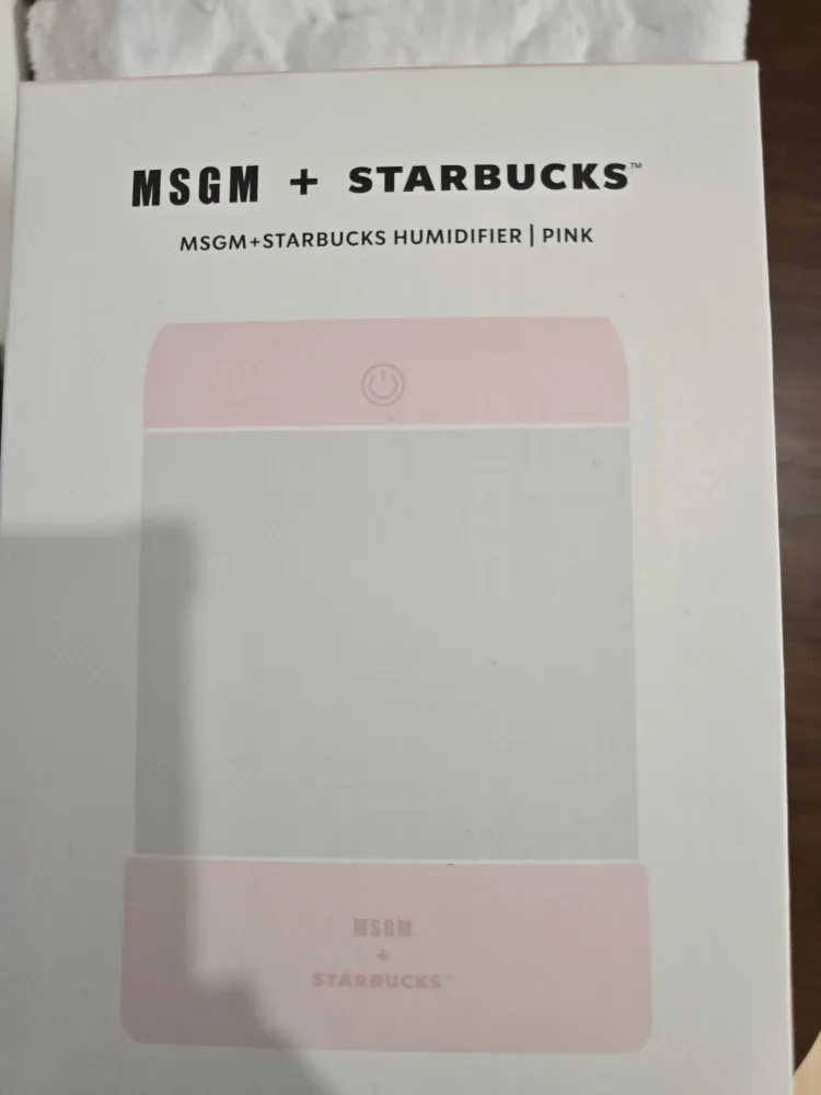 MSGM+스타벅스 핑크 가습기 새제품