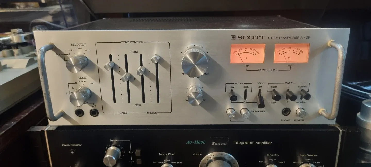 SCOTT 스테레오 앰프 A 436