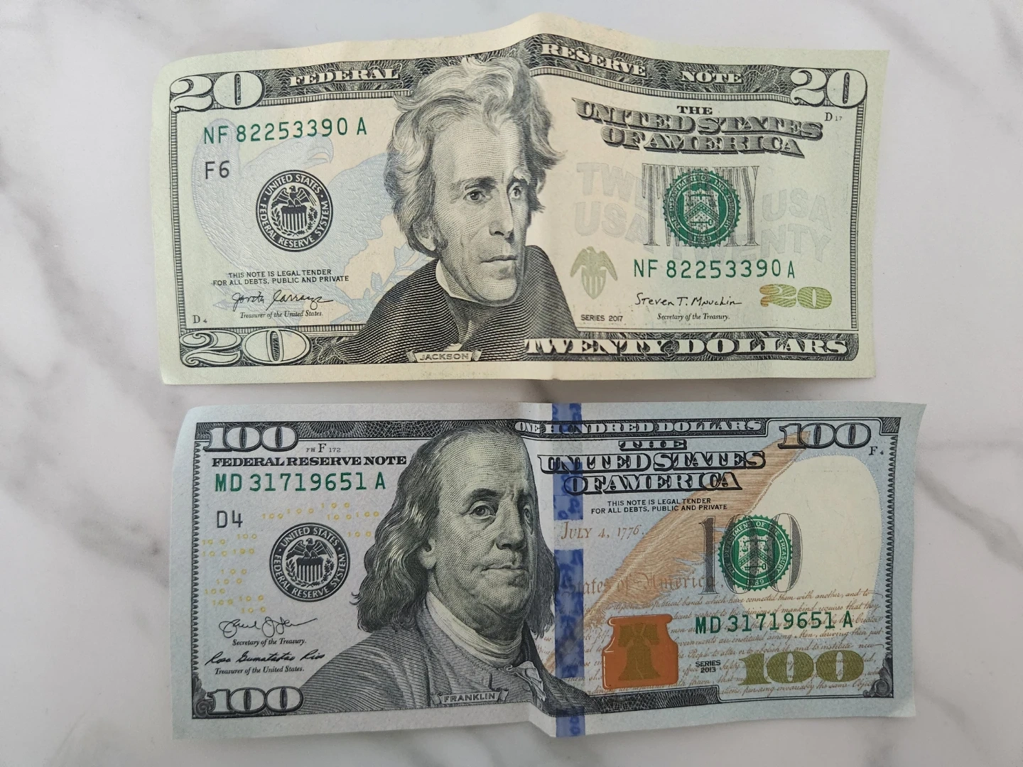 20달러, 100달러 판매 | 티켓/교환권 | 당근 중고거래