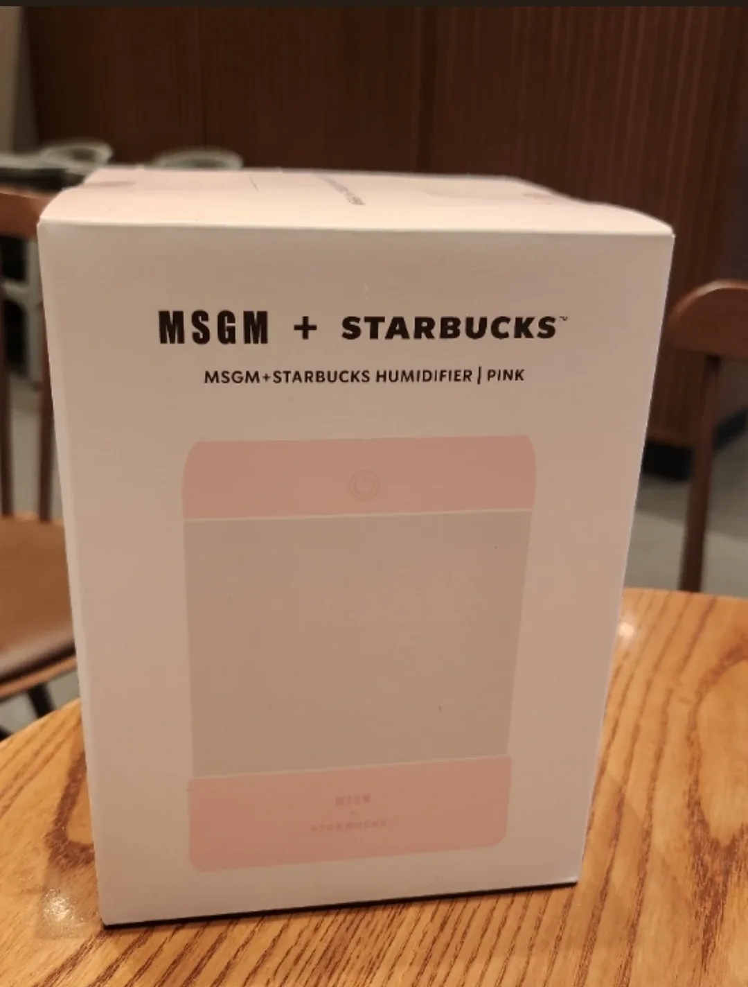 MSGM+스타벅스 핑크 가습기 랑 블랭킷 교환