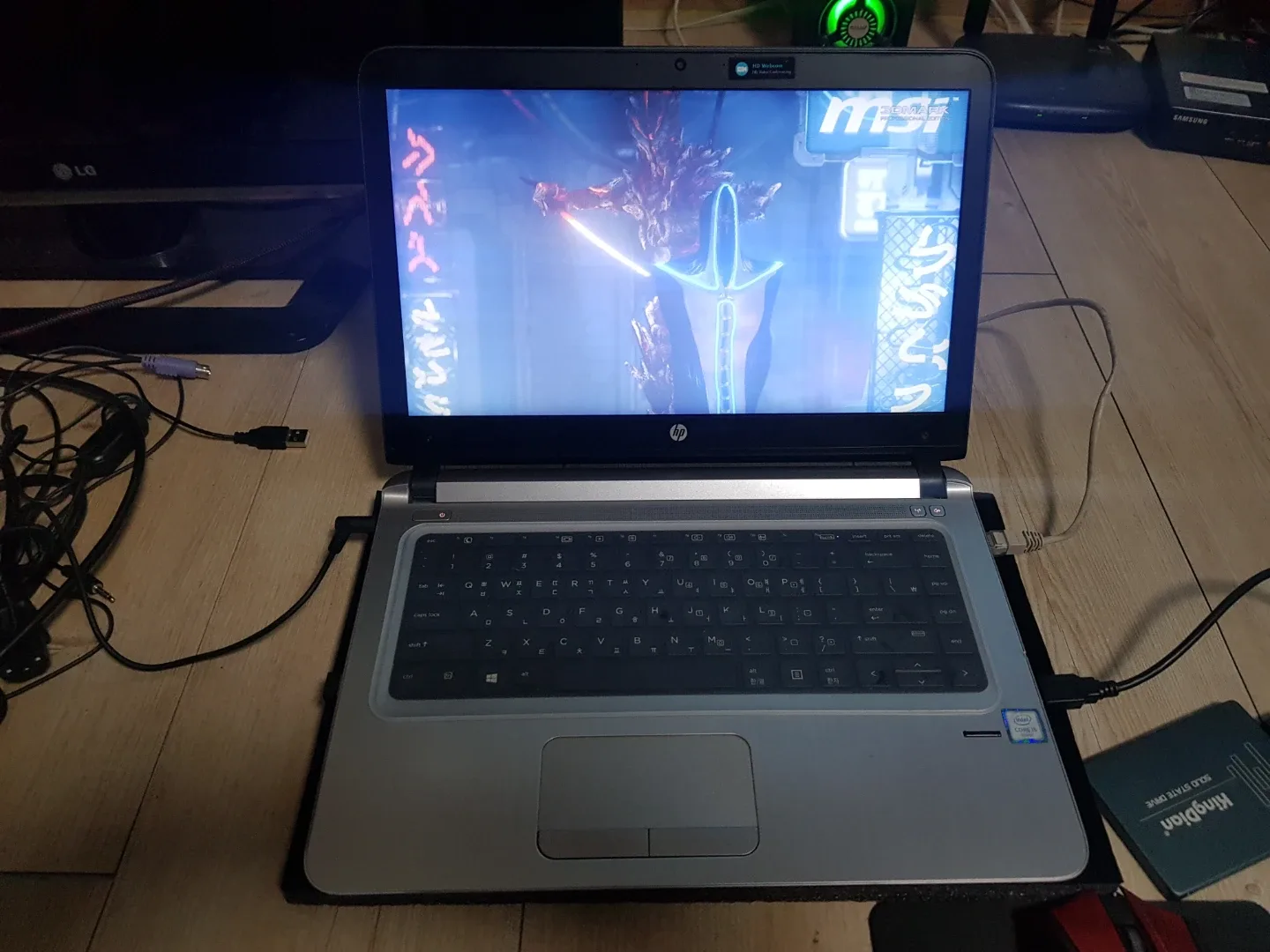 경량이지만 안되는게없습니다 명품HP게이밍노트북 업무용휴대용 i5 2.8G GT740M동급 SSD640G선물