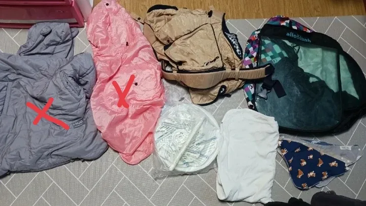 아기띠 워머 방한 방수 커버.유모차바람막이.속싸게. 삼각스카프빔,젖병건조대.