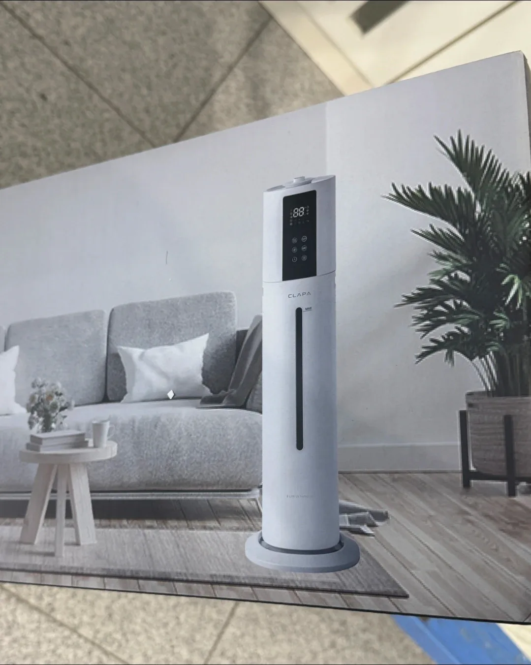 클래파 8L UV 자동습도조절 가습기 BHU-800W 새제품