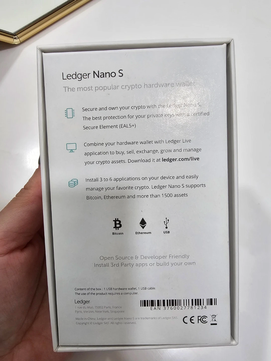 미개봉 Ledger Nano S 암호화폐 하드웨어 지갑 | 디지털기기 | 당근 중고거래