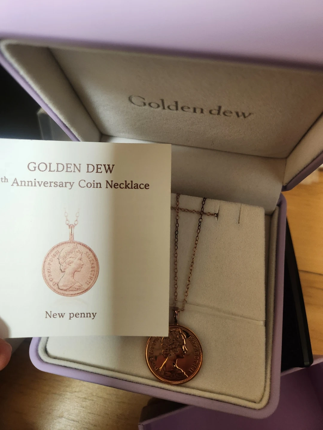 새상품] 골든듀 코인 목걸이(원페니) | 여성잡화 | 당근 중고거래