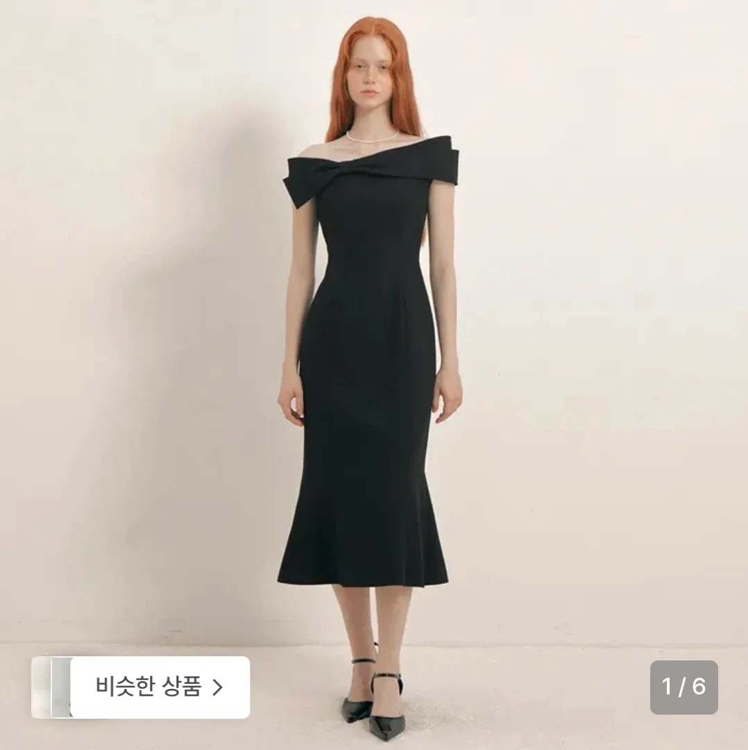 플로움 Dear Ribbon 블랙 원피스 S