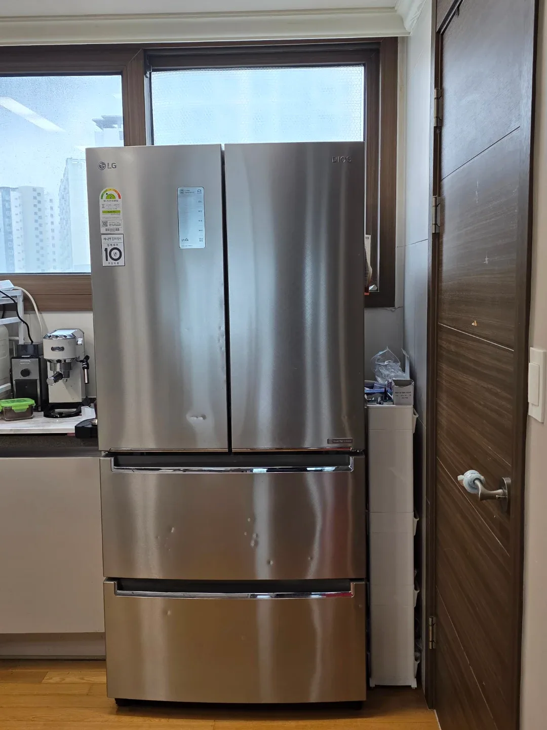 LG 디오스 4도어 김치냉장고